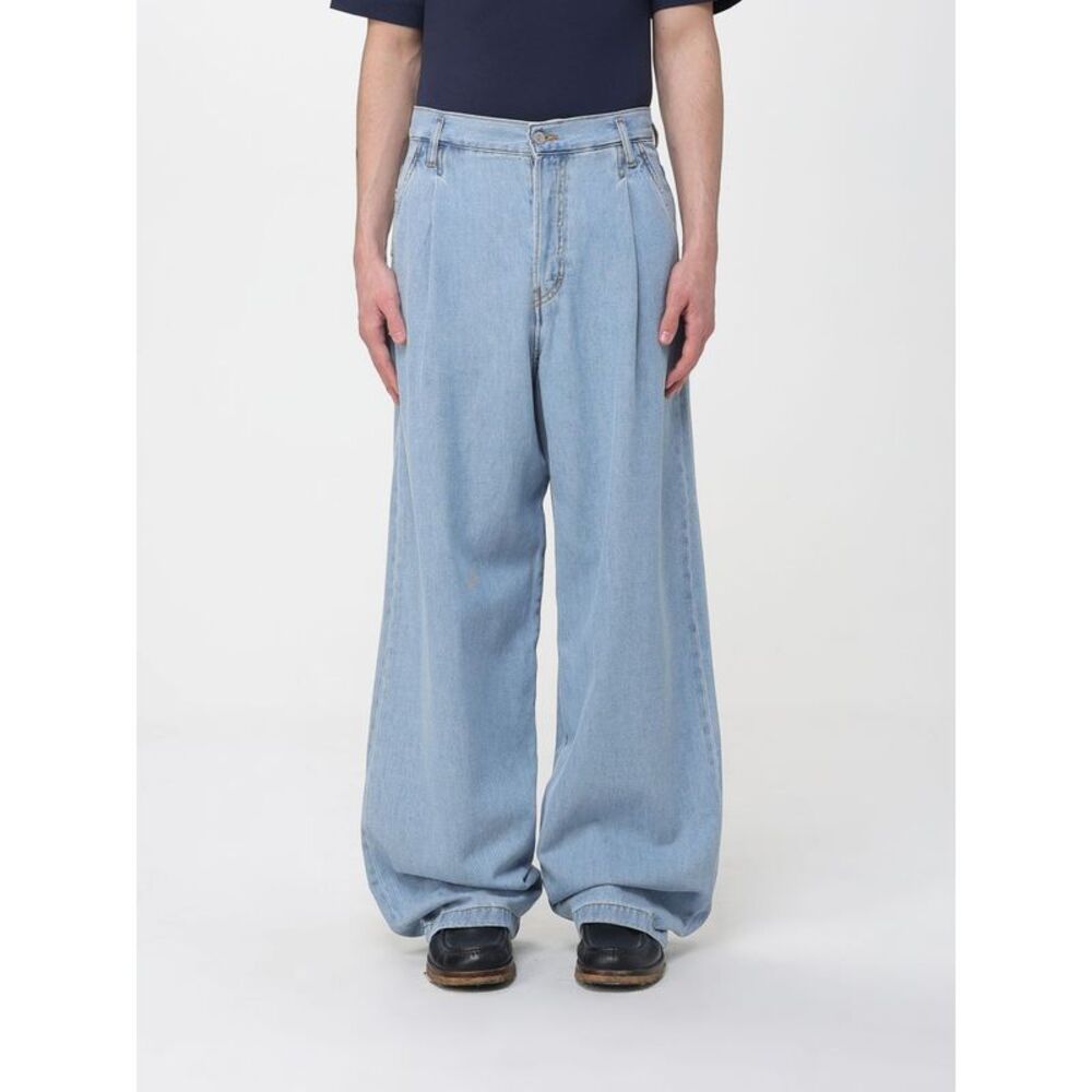 Dries Van Noten Men Dries Van Noten Denim Wide Leg Jeans